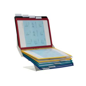 Sichttafelsystem VARIO PRO 10 Multifunktionsmodul 10 Sichttafeln A4, farbig sortiert DURABLE 5579 00 (4005546505466)