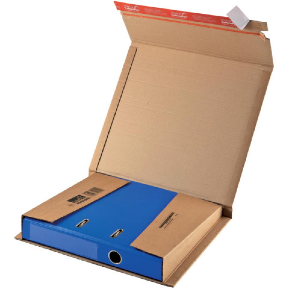 Ordnerversandverpackung 320x290x35-80 mm braun COLOMPAC 30000255 (4033657500100)