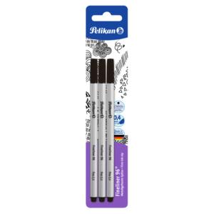 Fineliner 96 schwarz Blisterverpackung mit 3 Stück PELIKAN 300011174 (4012700940605)