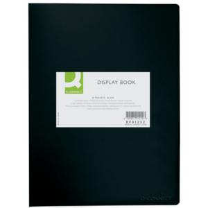 Sichtbuch 20 Hüllen Einband PP 450 mym schwarz Q-CONNECT KF01252 (5705831012523)