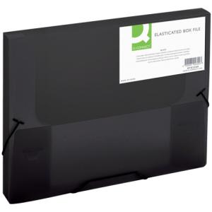 Sammelbox A4, 250 Blatt PP schwarz transluzent Q-CONNECT KF02309 (5705831023093)