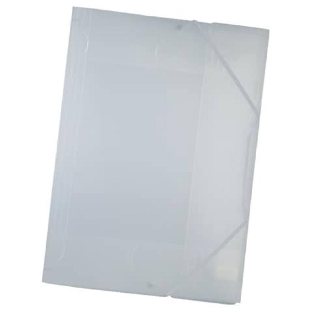 Sammelmappe mit Gummiband DIN A3, transparent weiß FOLIA 6990 (4001868069907)