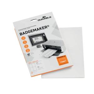 Einsteckschild 105x148 mm weiß 80 Stück DURABLE 1420 02 (4005546108254)