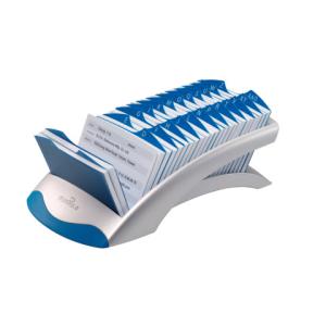 Adresskartei TELINDEX DESK VEGAS metallic silber DURABLE 2412 23 (4005546206509)