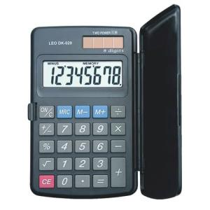 Solar-Taschenrechner DK-029, grau 8-stellig LEO DK029 (4016596040524)