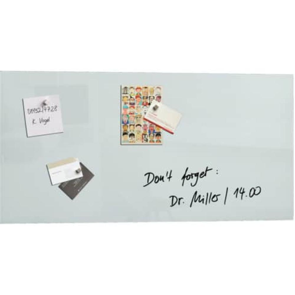 Glas-Magnetboard Artverum super-weiß 91x46 cm SIGEL GL146 (4004360857928)