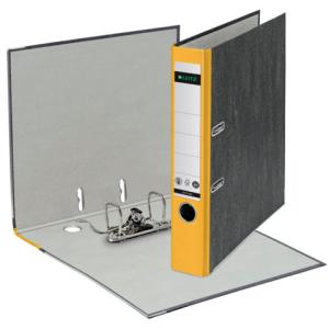 1050 Ordner Pappe A4 Wolkenmarmor 52 mm gelb Leitz 1050-50-15 (4002432359356)