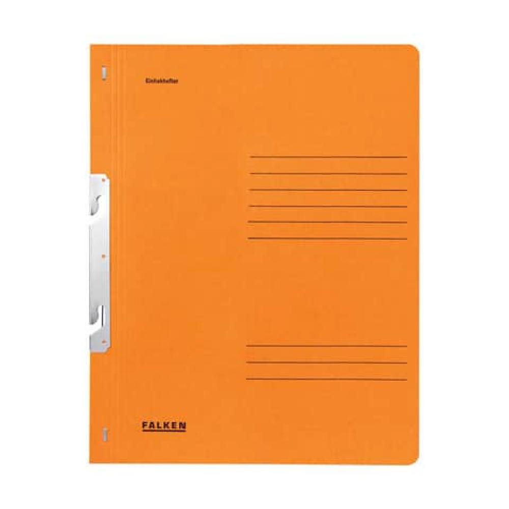 Einhakhefter A4 1 1 Vorderdeckel kfm. Heftung orange Manilakarton 250 g qm Falken 80000870 (4014481508012)