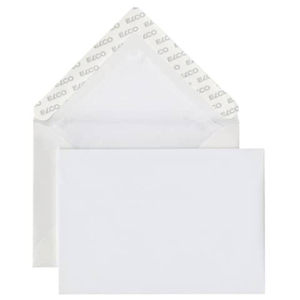 Briefumschlag Prestige C6, 25 Stück weiß mit Wasserzeichen haftklebend ELCO 73127.12 (7610425256802)