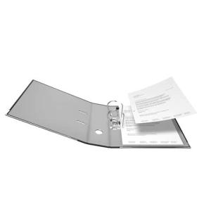 FALKEN Ordner Vegan schwarz DIN A4 Rückenbreite 8cm