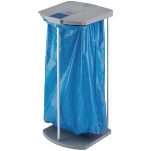 ProfiLine Müllsackständer XXXL 120 L grau Aluminium-Rohgestell mit Klappdeckel HAILO 9121100 (4007126091277)