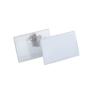 Namensschild mit Kombiklemme 90x54 mm 50 Stück DURABLE 8101 19 (4005546810126)