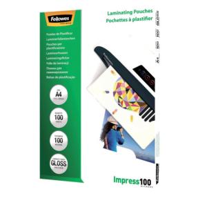 Laminierfolien Impress 100 MikronglänzendA4,100 Stück FELLOWES 5351111 (0077511535116)