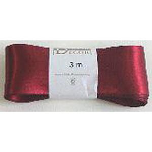 Doppelsatinband 40 mmx3 m weinrot GOLDINA 1172040261003 (4008953230778)