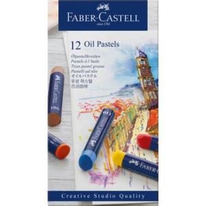 Creative Studio Ölpastellkreide 12 Farben sortiert im Kartonetui FABER CASTELL 127012 (4005401270126)