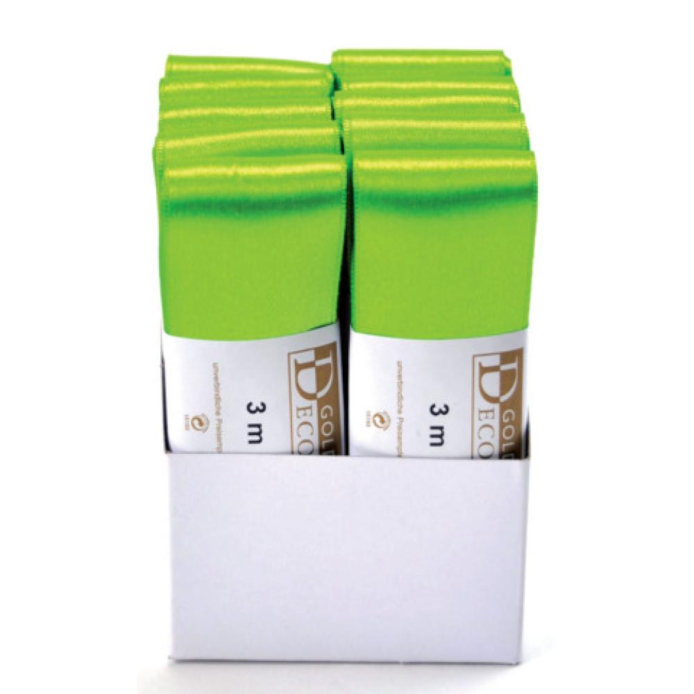 Doppelsatinband 40 mmx3 m apfelgrün GOLDINA 11720405511003 (4008953230839)