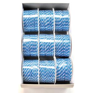 Kordel 3 mmx25 m weiß blau GOLDINA 4743003010904 (4008953209071)