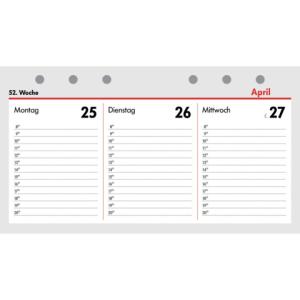 Ersatzkalendarium Kompakt A6 quer 1 Woche 2 Seiten BSB 02-0086 (4000867274282)