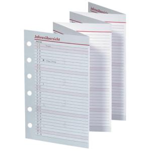 Ersatzkalendarium Pocket A7, Jahresübersicht BSB 02-0285 (4000867023132)