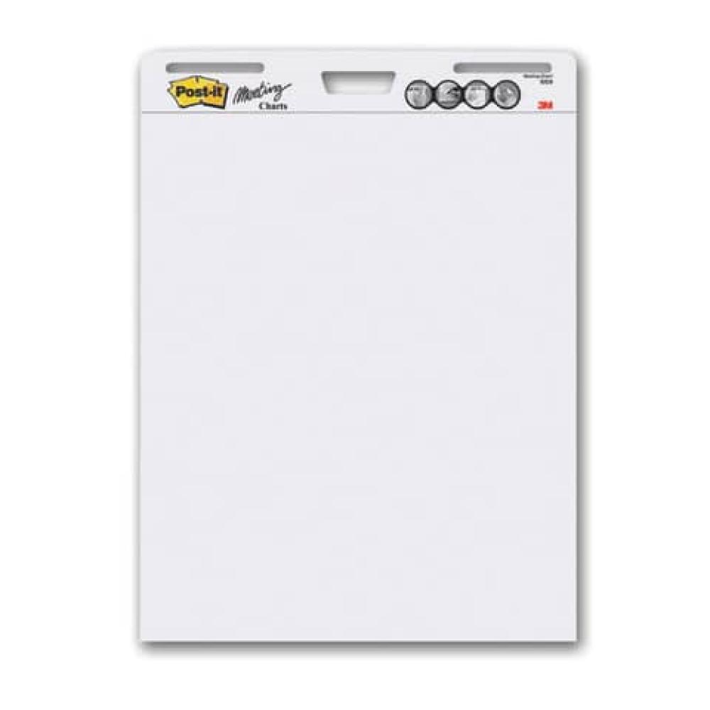 Flipchart-Block Meeting Chart 63,5 cmx76,2 cm blanko 90 g qm 30 Blatt POST-IT MC559 (0021200717321)