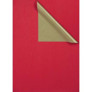 Secare Rolle 2-Color Geschenkpapier 70 cmx250 m rot gold ZÖWIE 331649 (4058653700941)