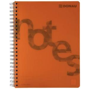 Collegeblock PP Cover A4, kariert orange Donau 7525201-12 (9004546388654)
