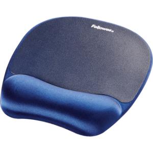 Handgelenkauflage mit Mauspad Memory Foam 196x20x230 mm Textil saphir FELLOWES 9172801 (0043859497829)