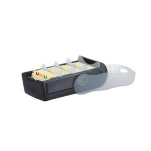 Karteibox CROCO DIN A7, für 900 Karten incl. 5 Stützplatten schwarz HAN 997-633 (4012473997028)