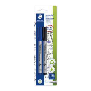 Feinschreiber Universalstift Lumocolor non-permanent F 2 Farben STAEDTLER 316 ASBK2D (4007817316115)