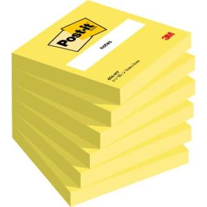 Haftnotizblock Neon 76x76 mm zitronengelb POST-IT 654NGE (3134375221382)