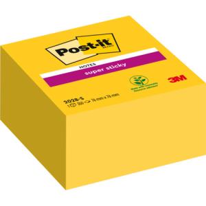 Haftnotiz Super Sticky Würfel 76x76 mm 350 Blatt narzissengelb POST-IT 2028-S (0021200466076)