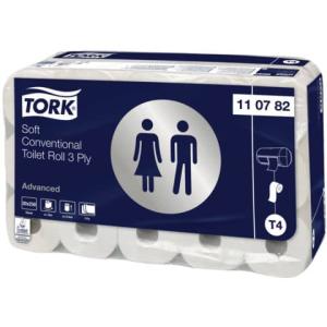 Toilettenpapier -3-lagig extra weich weiß 30 Rollenx30 m TORK 110782 (7310791048444)