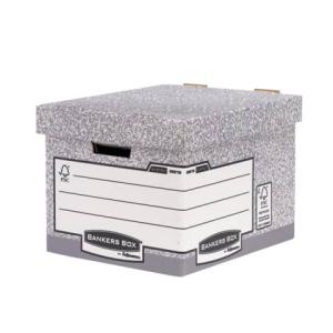 10 Bankers Box Archivboxen Bankers Box Grau 33,5 X 40,4 X 29,2 Cm 00810-FFEU (5016291008101)