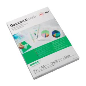 Laminiertasche A3, 80 Micron glänzend 100 Stück glasklar GBC IB583032 (0013465583032)