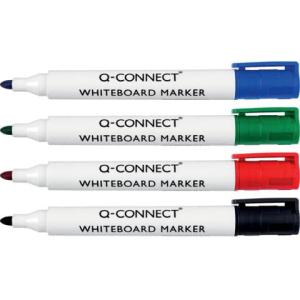 Whiteboard Marker 1,5 3 mm 4er Pack sortiert Q-CONNECT KF26038 (5706002260385)