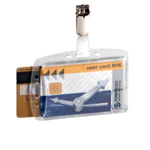Namensschild Doppelbox mit Clip für 2 Betriebs- Sicherheitseinrichtung transparent DURABLE 8013 19 (4005546804149)