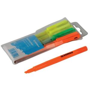 Textmarker Etui 4 Stifte sortiert Donau 5140010-99 (9004546389408)