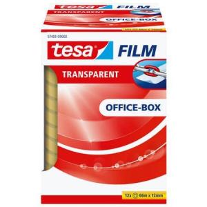 Klebefilm Office Box transparent 12 mmx66 m 12 Rollen TESA 57403-00002-01 (4042448035929)