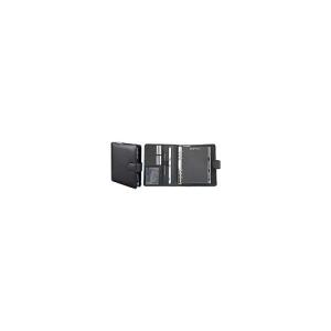 Systemplaner A5 Office Nappaleder schwarz mit Magnetverschluss BIND T-5-1 (4021068098514)