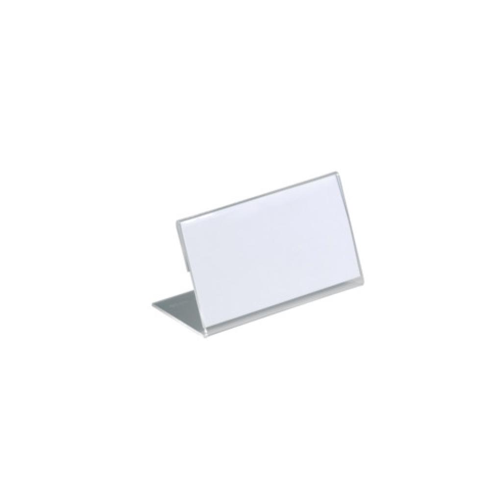 Tischaufsteller in L-Form Schild weiß 100x54 mm 10 Stück DURABLE 8055 19 (4005546805511)