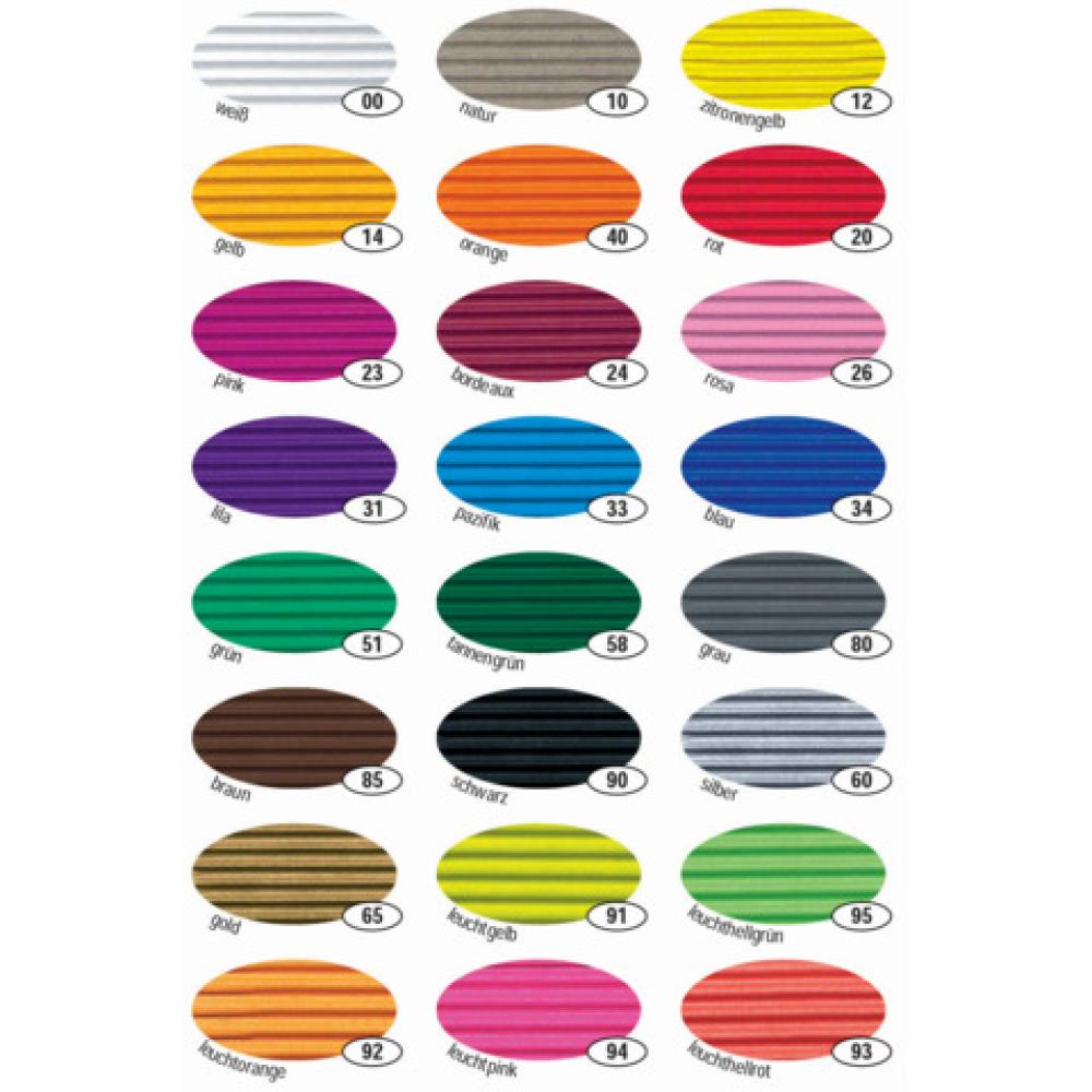 Bastelwellpappe 50x70 cm grün FOLIA 741051 (4001868741513)