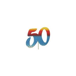 Jubiläumszahl 50 bunt 2514050 (4014983140505)
