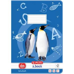 Schulheft x.book, DIN A4, Lineatur dm / liniert herlitz 400198826 (4008110475578)