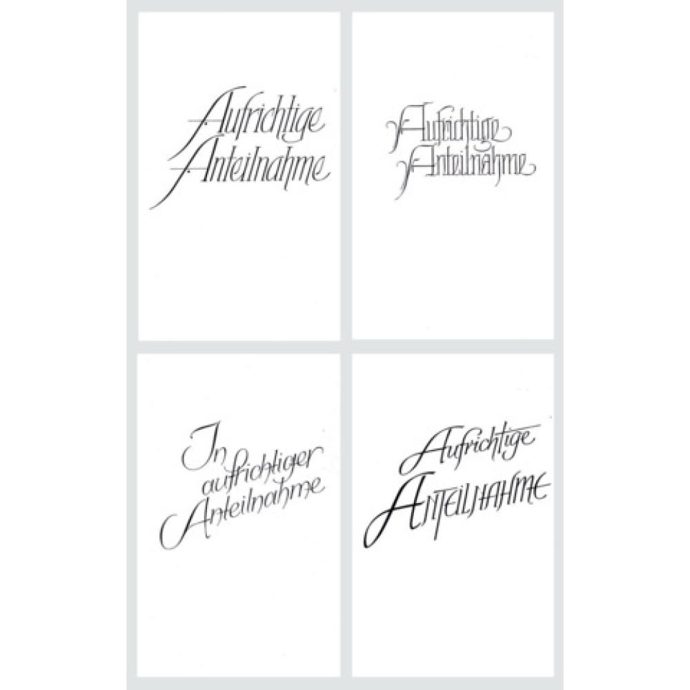 Trauerkarte sortiert inkl. Umschlag 81-2095 (9004546359111)
