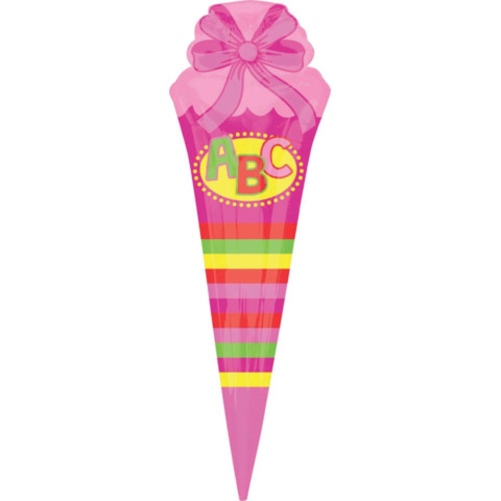 Folienballon Schultüte rosa 3583375 (0026635358330)
