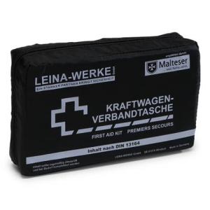 KFZ-Verbandtaschen Compact DIN 13164:2022 schwarz LEINA-WERKE 11002 (4011166110027)