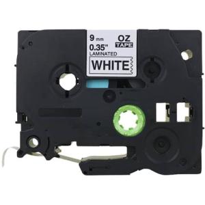 Schriftband TZe-221 kompatibel 9 mmx8 m schwarz auf weiß Q-CONNECT KF18796 (5705831187962)