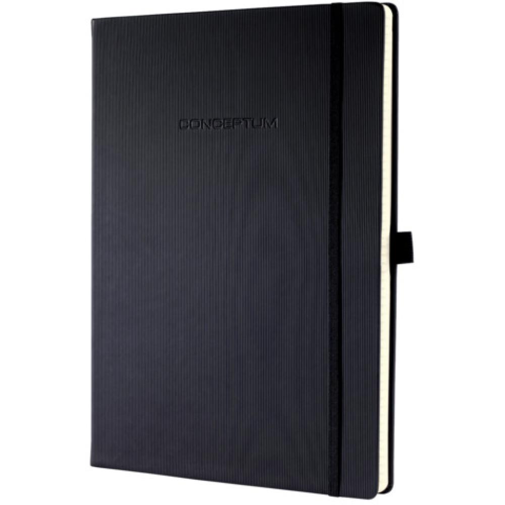 Notizbuch Conceptum A4+ liniert 194 Seiten schwarz Hardcover SIGEL CO116 (4004360853517)