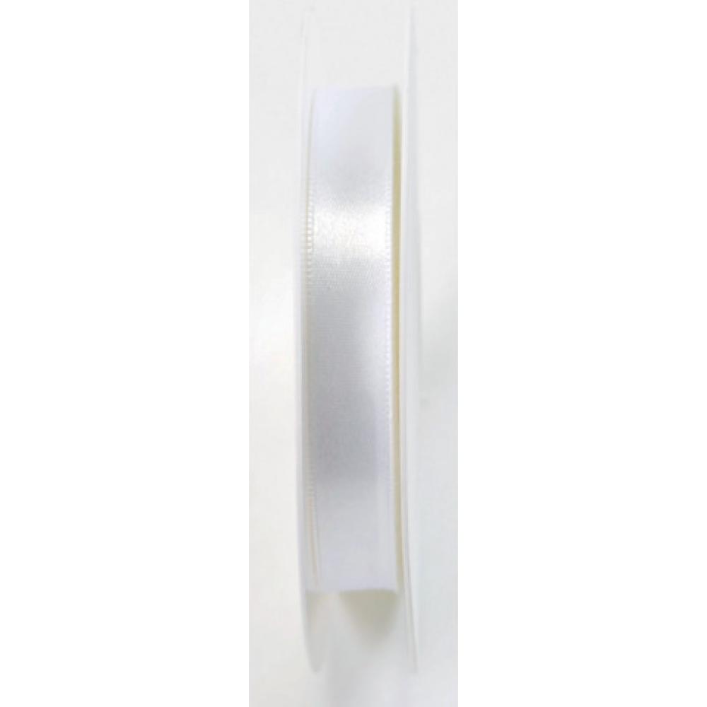 Doppelsatinband 15 mmx25 m weiß GOLDINA 8172015010025 (4008953229291)
