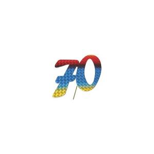 Jubiläumszahl 70 bunt 2514070 (4014983140703)